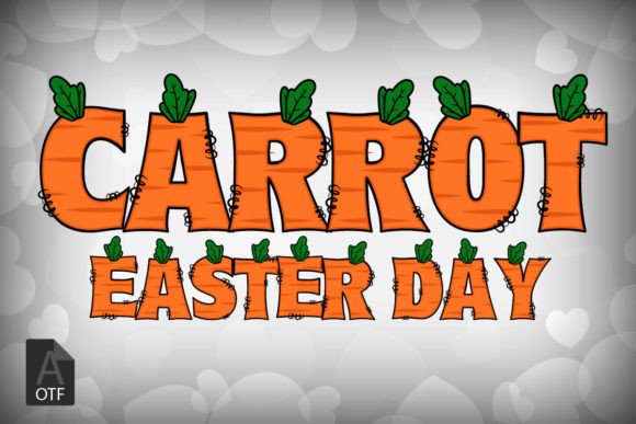 Carrot Easter Day: A Retro Font for Bold, Playful Branding