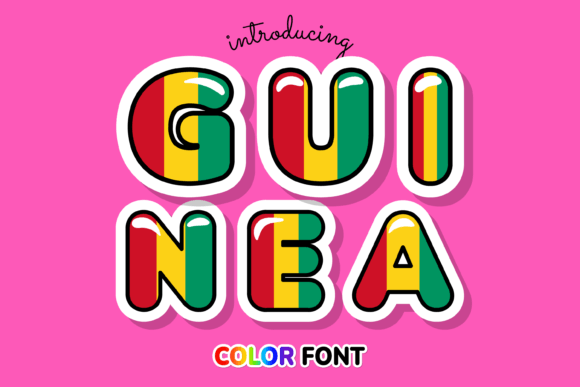 Guinea: A Color Font That Captures Vibrant West African Spirit
