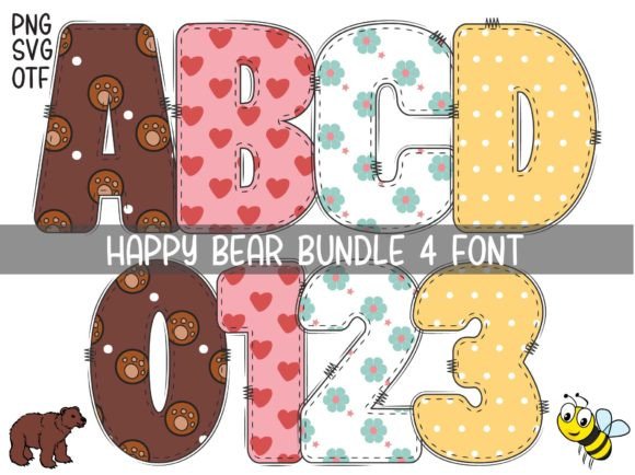 Happy Bear: A Color Font That Brings Personality to Your Projects