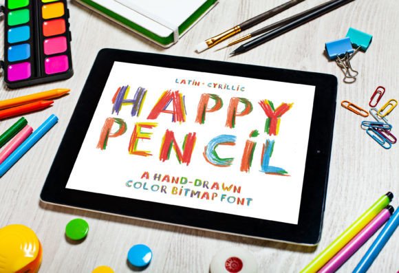 Happy Pencil: The Color Font That Brings Joy to Kid-Friendly Designs