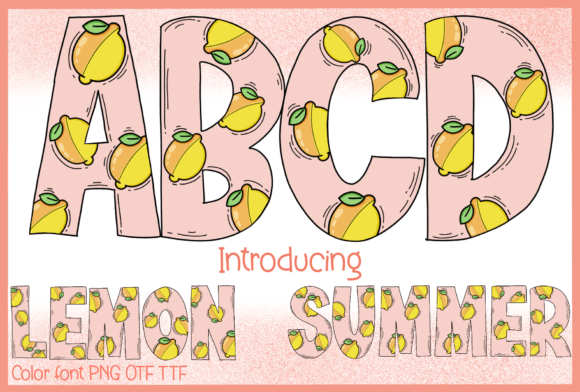 Lemon Summer: A Fresh Font for Bright Design Projects