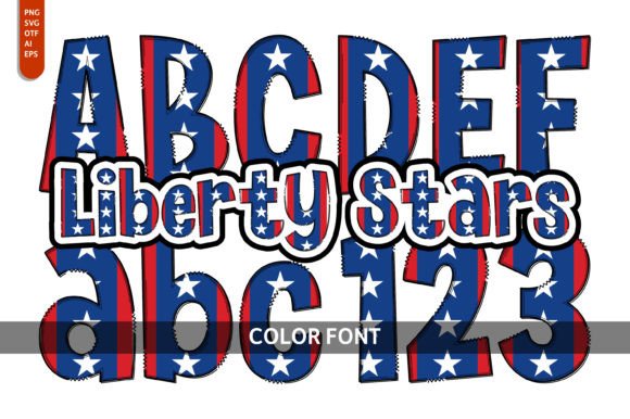 Liberty Stars: A Typeface for Patriotic Design