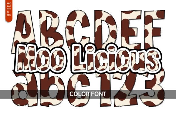 Moo Licious: The Playful Display Font for Creative Projects