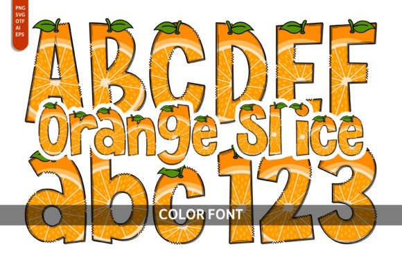 Orange Slice: A Font That Brings Whimsy and Warmth to Your Designs