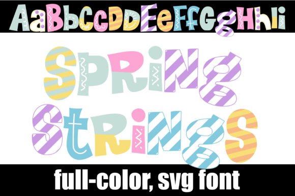 Spring Strings: A Whimsical Font for Bold, Creative Projects